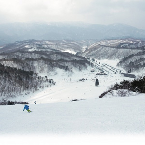 スキー場もある雪の多い気候